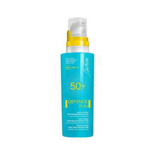 bionike defence sun fluid lotion spf50+ 125ml, sensitive skin sunscreen lotion, bio nikel tested sun lotion 125ml BioNike Defence Sun Fluid Lotion SPF50+ - Lightweight & Non-Greasy | 125ml BioNike Defence Sun Fluid Lotion SPF50+ | 125ml bionike, sun-lotion, spf50, sensitive-skin, outdoor-activities, fragrance-free, non-greasy, family-friendly, ai-generated