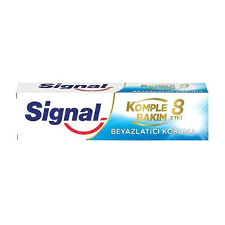 Signal Komple Bakım 8 Etki Diş Macunu - Comprehensive Oral Care Toothpaste for Families, 8 Benefits, Zinc Mineral, Triclosan-Free Signal Komple Bakım 8 Etki Diş Macunu - Comprehensive Oral Care Signal Toothpaste, Comprehensive Oral Care, Toothpaste for Families, Zinc Mineral Toothpaste, Triclosan-Free Toothpaste, Oral Care Solution, Family Oral Care, Healthy Gums, Healthy Teeth, Natural Whitening, Anti-Plaque Toothpaste