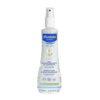 Mustela Natural Body Spray & Hair Styler with Organic Chamomile - Refreshing, 98% Natural Ingredients, Gentle on Skin