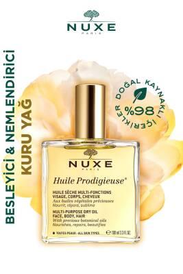 Nuxe Huile Prodigieuse Multi-purpose Dry Care Oil for Skin & Hair - 3.38 fl oz, Natural & Paraben-Free