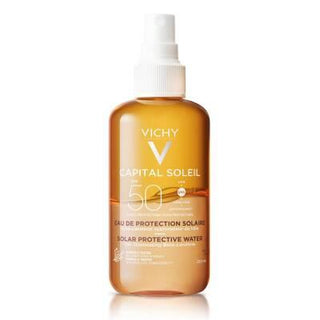 Vichy Capital Soleil SPF 50 Sunscreen Spray: Broad Spectrum UVA/UVB Protection, Promotes Tanning, Water Resistant - Ideal Daily Sun Protection Vichy SPF 50 Sunscreen Spray - Tanning & Sun Protection SPF 50 sunscreen, sunscreen spray, bronzlaştırıcı güneş koruyucu, tanning sunscreen, water resistant sunscreen, high SPF sunscreen, sun protection spray, Vichy sunscreen, sunscreen for tanning, daily sunscreen, sunscreen, sun protection, UVA/UVB protection, bronzing, tanning, water resistant, Vitamin E, antioxid
