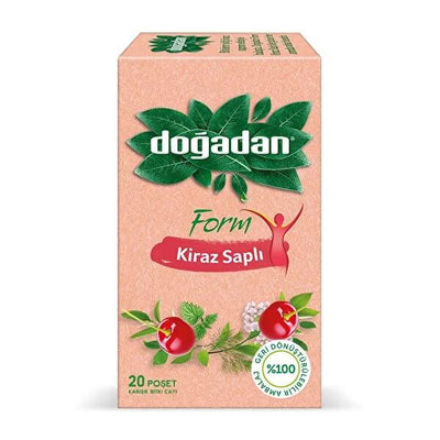 Doğadan Do_adan Form ‚ayõ: Cherry Stalk Herbal Tea for Natural Weight Loss & Detox - Delicious Slimming Tea with Senna &
