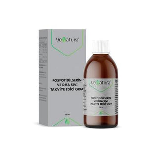Venatura Omega-3 Dietary Supplement with DHA & Phosphatidylserine - Liquid Cognitive Support for Adults & Children Venatura Omega-3 Supplement - Cognitive Support for All Ages Omega-3 supplement, DHA supplement, Phosphatidylserine, Liquid dietary supplement, Cognitive support supplement, Dietary Supplement, Brain health, Heart health, Cognitive function, Memory improvement, Family health, Nutritional support