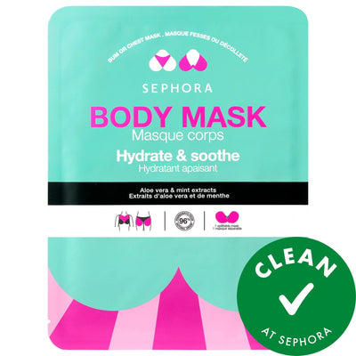 Body Mask - Hydrating & Plumping Vegan Body Mask for Chest and Bum - Improve Skin Firmness & Elasticity with Blackberry 
