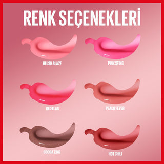 Maybelline New York Lifter Plump Dudak Parlatıcısı 006 Hot Chili - Instantly Plumps Lips, Long-Lasting Effect, Non-Sticky Maybelline Lifter Plump Lip Gloss - Instant Plumping Lip Plumper, Maybelline New York Lifter Plump, Lip Gloss with Plumping Effect, Non-sticky Lip Care, Long-lasting Lip Plumper, Cosmetic Lip Care, Beauty Products, Makeup, Lip Care Routine, Chili Pepper Extract, Instant Plumping, Confidence Boost, Non-Invasive Beauty Solutions