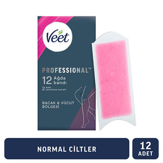 veet wax strips for normal skin package, 12 count veet wax strips image, veet waxing strips with cleaning wipes Veet Wax Strips for Normal Skin - Easy-Gelwax Formula for Silky Smooth Skin | 12 Strips Veet Wax Strips for Normal Skin - 12 Count veet, wax-strips, hair-removal, normal-skin, easy-gelwax, smooth-skin, body-care, women, personal-care, ai-generated