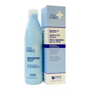 CeceMed Sensitive Scalp Shampoo 300ml - Gentle, Soothing, Keratin Enriched Hair Care CeceMed Sensitive Scalp Shampoo - Soothe & Strengthen Sensitive Scalp Shampoo, Gentle Hair Care, Soothing Scalp Treatment, Boswellia Extract Benefits, Keratin Shampoo, Hair Care for Sensitive Scalps, Natural Hair Products, Anti-Inflammatory Shampoo, Moisturizing Shampoo, Strengthening Hair Care