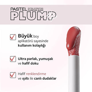 Pastel Profashion Plump Up Extra Hydrating Plumping Gloss - Vegan, Cruelty-Free Lip Gloss for Hydration & Plumping