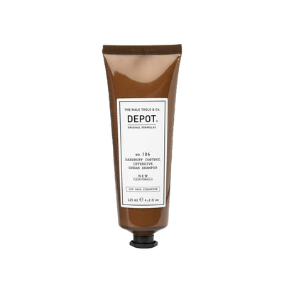 Depot No. 106 Dandruff Control Shampoo - Anti-Dandruff Cream Formula for Scalp Care - 4.23 fl oz