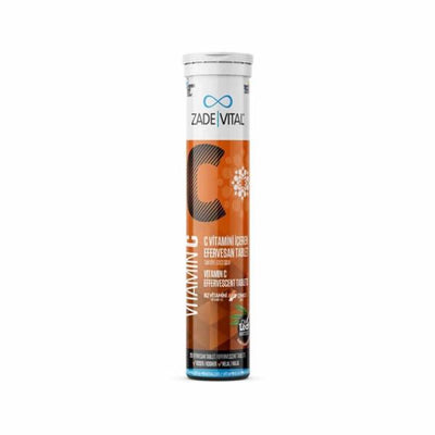 Zade Vital Vitamin C 1000mg Effervescent Tablets: Boost Immune Support & Energy - Enhanced with Zinc, Olive Leaf & B12