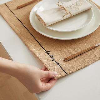 Ocean Home Jute Placemats Set of 2: Natural Woven Table Mats, Eco-Friendly & Biodegradable, Rustic Bohemian Dining Decor, 17.7x13.8 inches Ocean Home Jute Placemats - Natural, Eco-Friendly Table Decor jute placemats, natural placemats, biodegradable placemats, rustic table decor, bohemian table setting, eco-friendly placemats, woven placemats, table mats, dining placemats, placemats, jute, natural fiber, table decor, dining, kitchen, home decor, rustic decor, bohemian decor, eco-friendly, sustainable, biode
