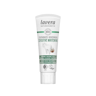 Lavera Whitening Toothpaste for Sensitive Teeth - Natural Gentle Whitening, 2.54 fl oz Lavera Whitening Toothpaste - Gentle for Sensitive Teeth whitening toothpaste, sensitive teeth toothpaste, natural whitening toothpaste, Lavera toothpaste, gentle whitening, toothpaste for sensitive gums, whitening toothpaste for sensitive teeth, Hassas Dis Macunu, sensitive toothpaste, teeth whitening, natural toothpaste, oral hygiene, sensitive gums, dental care, natural dental care, gentle toothpaste, daily oral care, 