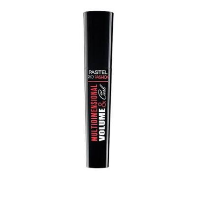 Pastel Multidimensional Volume & Curl Mascara: Enhance Eyelashes with Soft Pastel Color, Achieve Thicker, Fuller, and Li