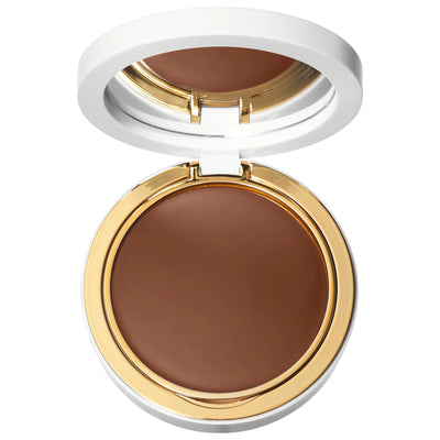 Crème Cr�me to Powder Skin Foundation: Natural Matte Finish, Vegan & Cruelty-Free - Medium Coverage, Brightens Dark Spot