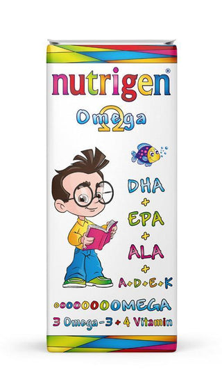 Nutrigen Omega-3 Fish Oil Syrup for Kids - Supports Heart, Brain, and Overall...