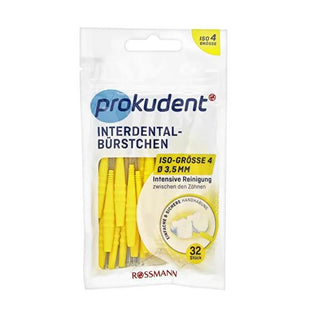 Prokudent Interdental Brush ISO 4 - 32 Pieces for Effective Oral Hygiene Prokudent Interdental Brush ISO 4 - 32 Pieces interdental brush,dental hygiene tool,oral care accessory,Prokudent Interdental Brush,ISO 4 interdental brushes,oral hygiene,dental care,braces care,bridge cleaning,gentle on gums,effective cleaning,convenient oral care