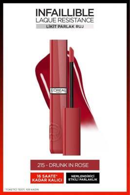 L'Oreal Paris Infaillible Drunk in Rose Liquid Lipstick - Long Lasting, High Shine, Vibrant Red Liquid Lipstick L'Oreal Infaillible Liquid Lipstick - Long Lasting, High Shine liquid lipstick, glossy lipstick, long lasting lipstick, high shine lipstick, pigmented lipstick, red liquid lipstick, vibrant lip color, Loreal lipstick, Drunk in Rose lipstick, Loreal Infaillible lipstick, Loreal Infaillible Laque Resistance, lip color, makeup, cosmetics, beauty, long-wear lipstick, high-pigment, glossy finish, easy 