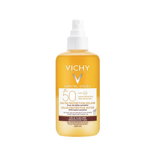 Vichy Capital Soleil SPF 50+ Bronzing Sunscreen Spray for Sensitive Skin - 6.76 fl oz Vichy Capital Soleil SPF 50+ Bronzing Sunscreen Spray - 6.76 fl oz Vichy Capital Soleil, SPF 50+ sunscreen spray, bronzing sunscreen, sun protection spray, sunscreen for sensitive skin, outdoor activities, daily sun protection, easy sunscreen application, gentle sunscreen, sun-kissed glow, UV protection, cosmetic sunscreen, sensitive skin care