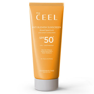 The Ceel SPF 50+ Anti Blemish Sunscreen: High Protection for Face, Natural, Water Resistant, Glutathione - Prevent Hyperpigmentation The Ceel SPF 50+ Anti Blemish Sunscreen | Natural Sun Protection SPF 50 sunscreen, anti blemish sunscreen, sunscreen for face, natural sunscreen, sun protection, glutathione sunscreen, high protection sunscreen, sunscreen for hyperpigmentation, water resistant sunscreen, sunscreen, sunblock, face sunscreen, UVA protection, UVB protection, skin care, blemish control, acne preve