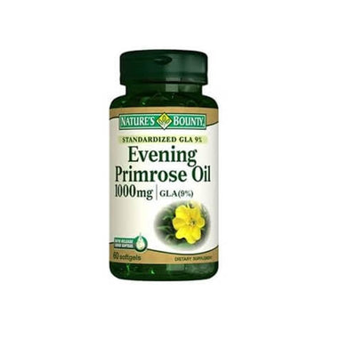 Nature's Bounty Evening Primrose Oil 1000 mg - Dietary Supplement for Skin Health & Hormonal Balance