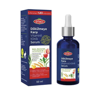 otaci vitamin infused hair loss serum 50ml, close up of otaci hair serum bottle Otacı Hair Loss Serum - Vitamin Infused | 50ml Otacı Hair Loss Serum - Vitamin Infused | 50ml hair-loss-serum, vitamin-infused, otaci, hair-care, hair-nourishment, biotin-serum, niacinamide-serum, healthy-hair, revitalizing-hair-care, ai-generated