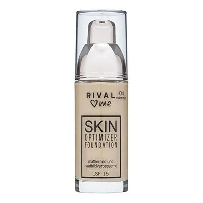 Rival Loves Me Fondöten Skin Optimizer No:04 Caramel 30 ml - Dermatologically Tested Skincare for All Skin Types