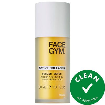 FaceGym Active Collagen Wonder Serum - Anti-Aging Brightening Serum for Dark Spots & Fine Lines