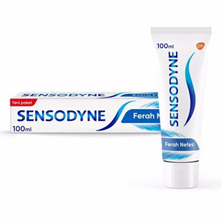 Sensodyne Sensitive Toothpaste for Fresh Breath - 3.38 fl oz, Plaque Prevention & Cavity Protection Sensodyne Sensitive Toothpaste - Fresh Breath & Plaque Protection sensitive toothpaste, oral care products, Sensodyne toothpaste, fresh breath toothpaste, plaque prevention toothpaste, cavity protection toothpaste, healthy gums toothpaste, minty flavor toothpaste, daily oral care, sensitive teeth care, gum health