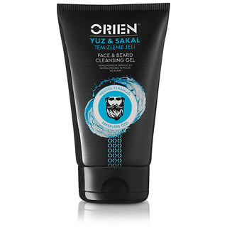 Orien Facial & Beard Cleansing Gel: Deep Cleansing, Hydrating, and Oil Control for Men - 150ml Orien Facial & Beard Cleansing Gel - Deep Clean & Hydrate facial cleansing gel, beard wash, men's face wash, deep cleansing face gel, oil control face wash, hydrating face cleanser, beard cleaning gel, face and beard wash, facial cleanser for men, beard shampoo, facial cleanser, face wash, beard cleanser, beard shampoo, men's grooming, oily skin, acne prevention, hydrating cleanser, deep clean, face and beard, ski