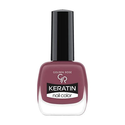 Golden Rose Keratin Nail Polish - Long-lasting Color with Keratin Enrichment
