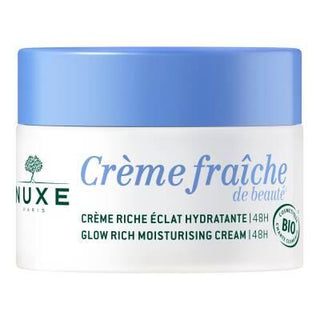 Nuxe Creme Fraiche De Beaute: Hydrating Face Cream for Dry Sensitive Skin - 48 Hour Moisture, Natural Radiance & Organic Argan Oil Nuxe Creme Fraiche: Hydrating Cream for Dry, Sensitive Skin moisturizing cream, dry skin cream, sensitive skin cream, hydrating face cream, Nuxe Creme Fraiche, organic argan oil cream, radiance boosting cream, 48 hour hydration moisturizer, face cream, moisturizer, dry skin, sensitive skin, hydration, radiance, argan oil, citrus cells, skincare, beauty, facial care, daily skinca
