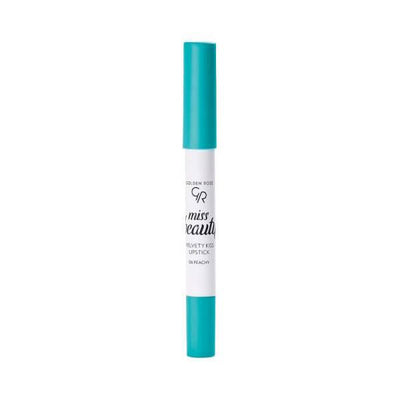 Golden Rose Miss Beauty: Velvety Kiss Peachy Lipstick - Long-Lasting, Non-Drying Matte Color - Peach Lip Color