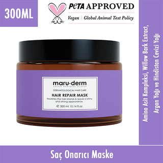 Maruderm Hair Repair Mask: Deeply Moisturizing Argan & Coconut Oil Treatment for Dry, Damaged Hair - Strengthen & Shine Maruderm Hair Repair Mask: Argan & Coconut Oil | Dry Hair Treatment hair mask, hair repair mask, damaged hair treatment, argan oil hair mask, coconut oil hair mask, moisturizing hair mask, hair conditioning treatment, hair strengthening mask, dry hair, damaged hair, hair treatment, argan oil, coconut oil, shea butter, panthenol, amino acid complex, willow bark extract, hair hydration, hair
