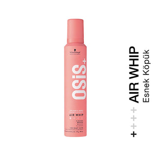 Osis Hair Styling Mousse - Air Whip 200ml - Flexible Hold, Heat Damage Protection Osis Air Whip Hair Mousse - Flexible Hold & Heat Protection Hair styling mousse, Volume and hold, Pre-blow-dry product, Heat damage protection, Flexible styling, Hair care, Styling products, Volume enhancer, Heat protectant, Hair mousse, Osis Air Whip, 200ml, Flexible hold, Lightweight hair product, Non-greasy hair product