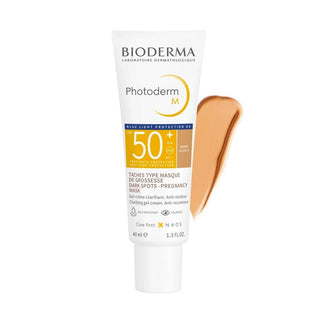 Bioderma Photoderm Spot M SPF 50+ Sunscreen - Blue Light Protection, Matte Finish, Dermatologically Tested - 1.35 fl oz Bioderma SPF 50+ Sunscreen - Blue Light Protection & Matte Finish SPF 50+ sunscreen, blue light protection skincare, matte finish sunscreen, dermatologically tested sunscreen, non-comedogenic sunscreen for face, hyperpigmentation treatment, dark spot prevention, skincare for sensitive skin, sun protection, UV protection, blue light protection, gel-cream sunscreen, photostable sunscreen, co