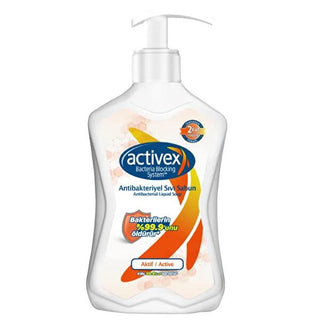 Activex Antibacterial Liquid Hand Soap - Kills 99.9% of Bacteria, Moisturizing Formula, 16.91 fl oz Activex Antibacterial Hand Soap - 99.9% Bacteria Kill antibacterial hand soap, liquid hand soap, hygiene products, moisturizing hand soap, refillable hand soap, hand hygiene, antibacterial soap, soap for sensitive skin, eco-friendly soap, health-conscious products