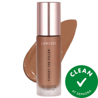 Forget The Filler Skin-Plumping Line-Smoothing Foundation: Full Coverage, Anti-Aging, Vegan & Cruelty-Free - Natural Finish, 12-Hour Wear Forget The Filler Foundation: Full Coverage, Anti-Aging & Vegan full coverage foundation, anti-aging foundation, line smoothing foundation, vegan foundation, cruelty-free foundation, non-acnegenic foundation, long wearing foundation, skin plumping foundation, hyaluronic acid foundation, natural finish foundation, foundation, makeup, face makeup, cosmetics, vegan makeup, c