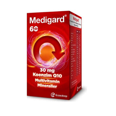 Medigard Dietary Supplement Multivitamin & Mineral Complex with Koenzim Q10 - 60 Tablets