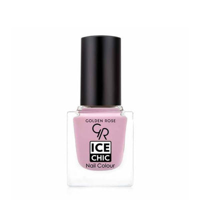 Golden Rose Ice Chic Nail Polish: Long-Lasting, Glossy Finish & Rich Color - Express Yourself with Stunning Nail Color.