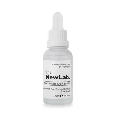 NewLab Acne Treatment Pore Minimizing Face Serum - Niacinamide & Zinc PCA for Oily Skin, Vegan Cruelty-Free Skincare, Re