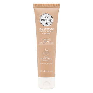 bee-beauty-glutathione-face-cream, glutathione-face-cream-on-a-table, user-applying-face-cream Bee Beauty Glutathione Face Cream - Brightening & Hydrating for Skin Care Enthusiasts | 100 ml Bee Beauty Glutathione Face Cream - 100 ml bee-beauty, glutathione-face-cream, brightening-cream, hydrating-cream, skin-care, moisturizer, daily-use, all-skin-types, ai-generated, 100-ml
