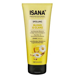 Isana Professional Blonde Hair Conditioner - Color Protecting, Vegan, Microplastic-Free, 6.76 fl oz Isana Professional Blonde Hair Conditioner - Color Protecting blonde hair conditioner, yellow hair care, color-protecting conditioner, microplastic-free hair care, vegan hair conditioner, dermatologically tested hair products, silikon-free conditioner, blonde hair care, hair nourishment, color preservation, eco-friendly hair products, vegan hair care, hair conditioner for daily use