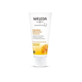 Weleda Natural Calendula Toothpaste, Vegan, Mint-Free, Fluoride-Free - 2.54 fl oz Weleda Natural Calendula Toothpaste - Vegan & Mint-Free natural toothpaste, vegan toothpaste, mint-free toothpaste, fluoride-free toothpaste, Calendula toothpaste, oral care, natural oral care, vegan oral care, sensitive teeth, sensitive gums, gentle toothpaste, eco-friendly toothpaste, chemical-free toothpaste, health-conscious, vegan lifestyle, natural ingredients, cruelty-free, Weleda products