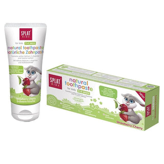 Splat Kids Natural Toothpaste for Children - Strawberry & Cherry Flavor, 50ml, Chemical-Free & Effective Splat Kids Natural Toothpaste for Kids - Chemical-Free & Effective natural toothpaste for children, kids toothpaste, chemical-free toothpaste, strawberry flavored toothpaste, children's oral care, oral hygiene for kids, natural ingredients, tooth decay prevention, healthy gums, kids oral health, child-friendly toothpaste, Splat Kids