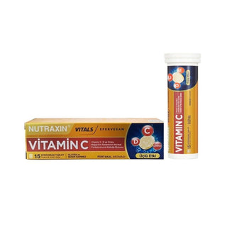 Nutraxin Effervescent Vitamin C-D-Zinc Supplement for Immune System Support - 15 Tablets Nutraxin Vitamin C-D-Zinc Effervescent Tablets for Immune Support Vitamin C supplement, Vitamin D supplement, Zinc supplement, Effervescent tablets, Immune system support, Dietary supplement for adults, Health and wellness, Immune function, Bone health, Orange flavored supplements