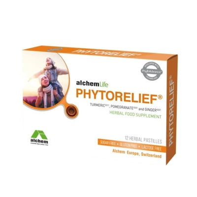 Phytorelief Herbal Pastilles - Turmeric, Ginger & Pomegranate Lozenges for Natural Relief & Wellness