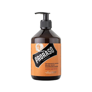 Proraso Wood Spice Beard Shampoo 500ml - Cleanses, Softens & Maintains Beard Hygiene with Masculine Wood Spice Scent Proraso Wood Spice Beard Shampoo - Clean & Soft Beard beard shampoo, wood spice beard shampoo, men's beard wash, beard grooming products, Proraso beard shampoo, beard cleansing shampoo, beard hygiene, 500 ml beard shampoo, beard wash, beard care, men's grooming, wood spice scent, beard, shampoo, cleansing, beard maintenance, grooming products, men's personal care, beard softness, gifts for me