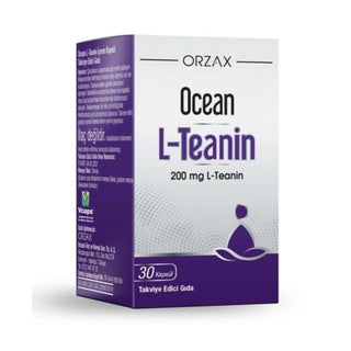 Ocean L-Theanine Relaxation Supplement - 200mg per Capsule, 30 Capsules - Natural Stress Relief & Calmness Support Ocean L-Theanine Supplement - Natural Stress Relief & Calmness L-Theanine supplement, relaxation supplement, natural stress relief, calmness support, dietary supplement, stress relief, mental well-being, relaxation, focus, calmness, natural supplement, adult supplement, family-friendly, capsule supplement