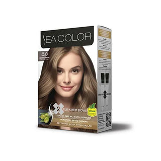 Sea Color Hair Color Kit - Açık Kumral (Light Brown) - Long Lasting Vibrant Hair Dye for Home Use Sea Color Hair Color Kit - Açık Kumral (Light Brown) hair color kit, home hair dye, light brown hair color, açık kumral saç boyası, Sea Color hair dye kit, hair coloring, at home hair dye, long lasting hair color, vibrant hair color, easy hair dye, DIY hair color