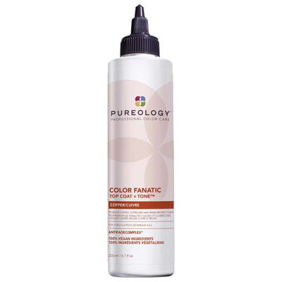 Color Fanatic Hair Gloss + Toner: Neutralize Brassiness, Enhance Warm Tones, Vegan Color Safe - For Blonde, Red, Copper 